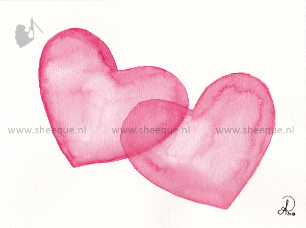 aquarel schilderij all of me